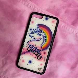 Airbrush Unicorn Wildflower case